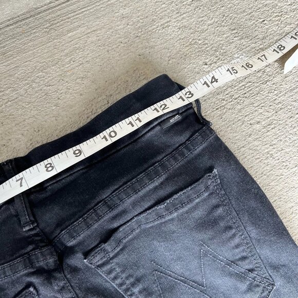 Mother Women’s The Looker Skinny Jeans Black Denim Not Guilty Wash Size 26 - Picture 3 of 6